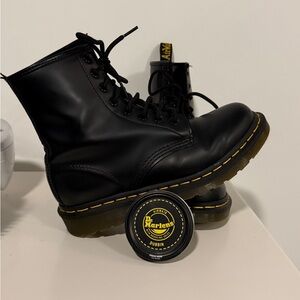 Dr. Martens Black Leather Boots